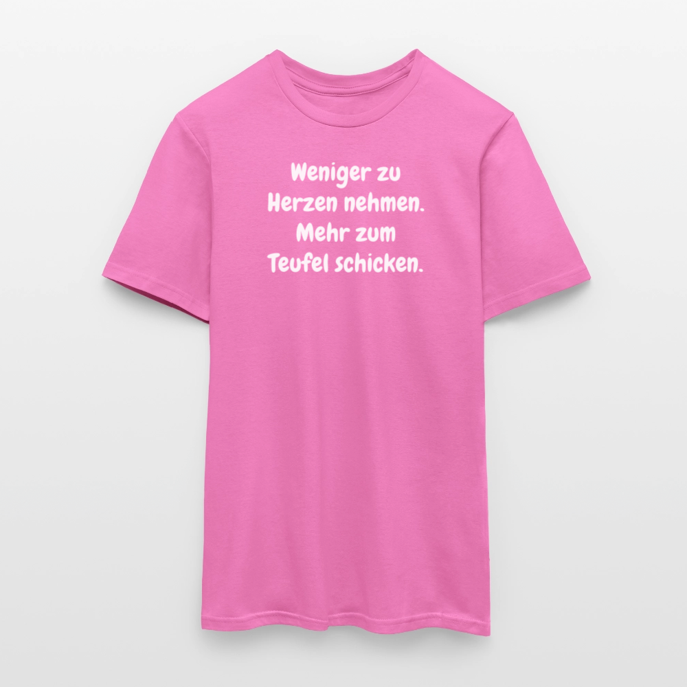 SSW2459Weniger zu Herzen nehmen. Mehr zum Teufel schicken. - Pink
