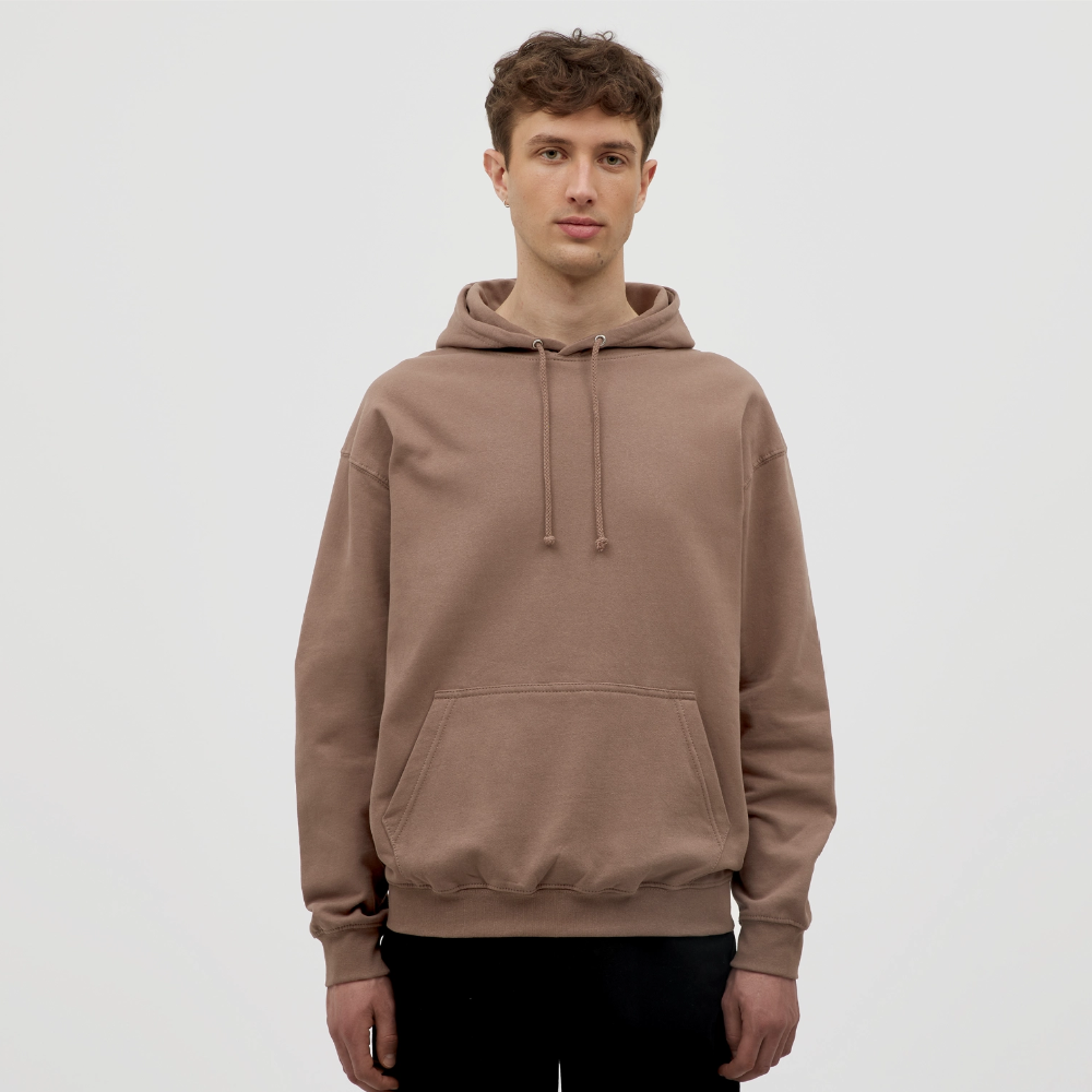 SSW2604 Zu Hause ist wo der Anker fällt Unisex Hoodie - Mokka