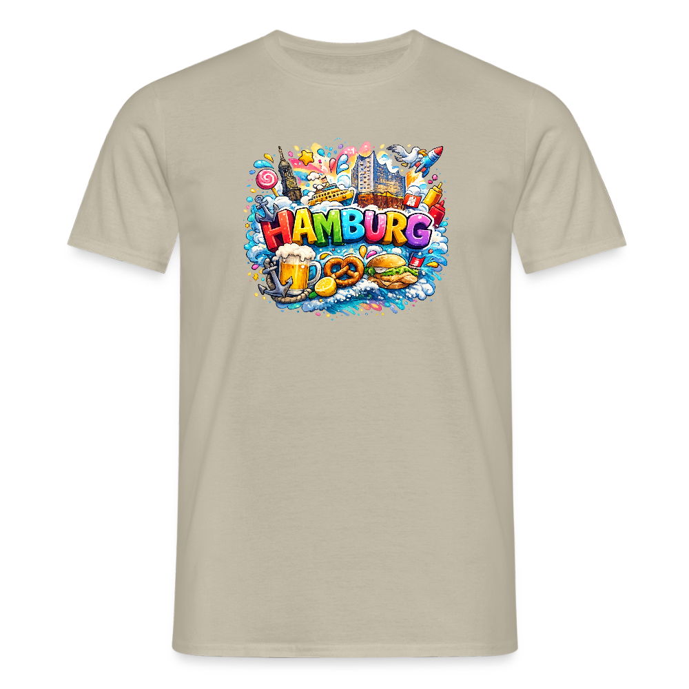 SSW2678Hamburg verrückt bunt - Sandbeige