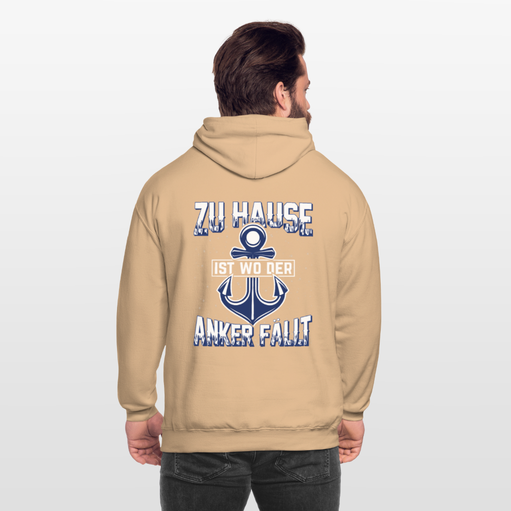 SSW2604 Zu Hause ist wo der Anker fällt Unisex Hoodie - Pfirsich