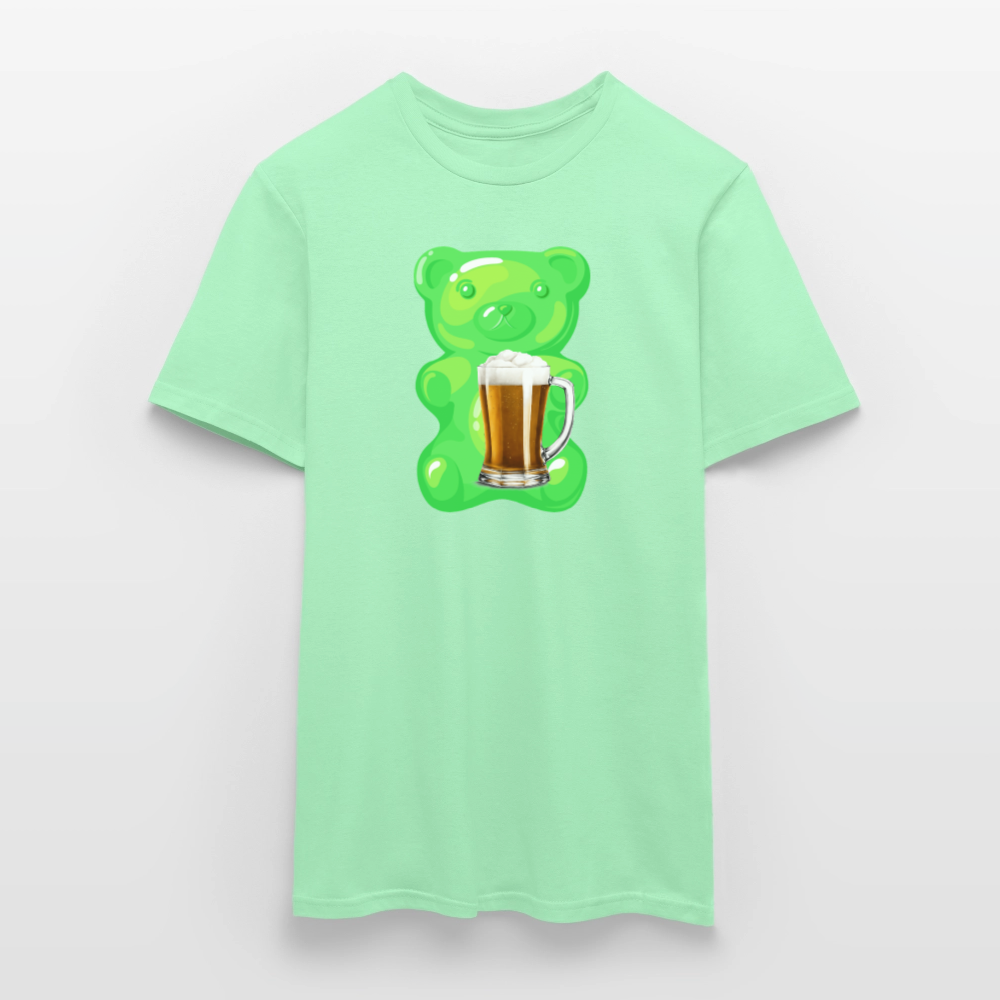 SSW2507Gummibär grün mit Bier - Mintgrün