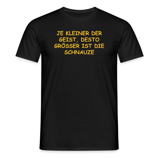 SSW2549JE KLEINER DER GEIST, DESTO GRÖSSER IST DIE SCHNAUZE - Schwarz