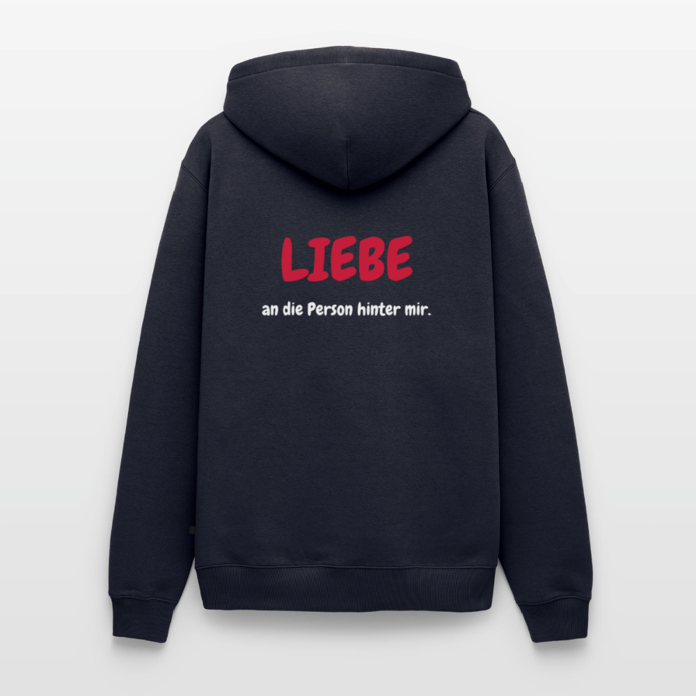 SSW1423 Hoodie LIEBE an die Person hinter mir - Navy