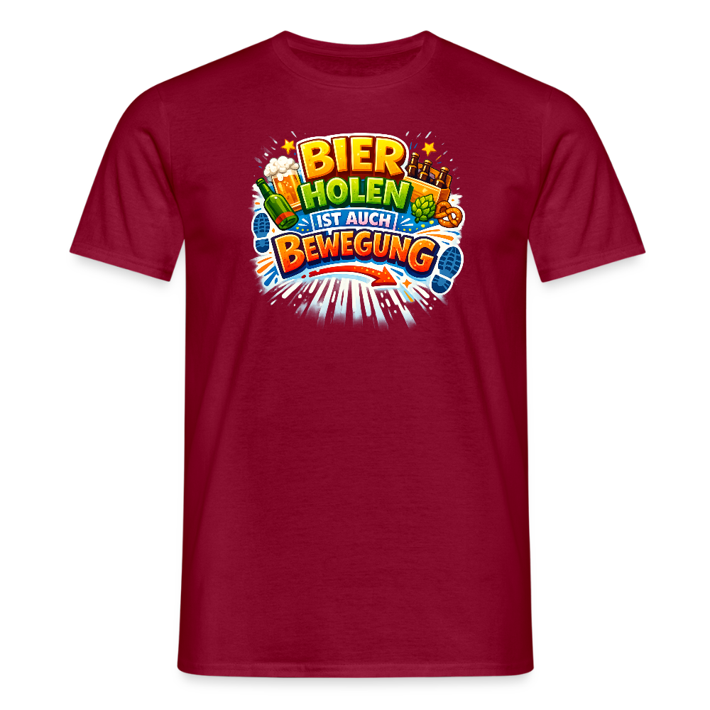 SSW2779 BIER HOLEN IST AUCH BEWEGUNG - Ziegelrot