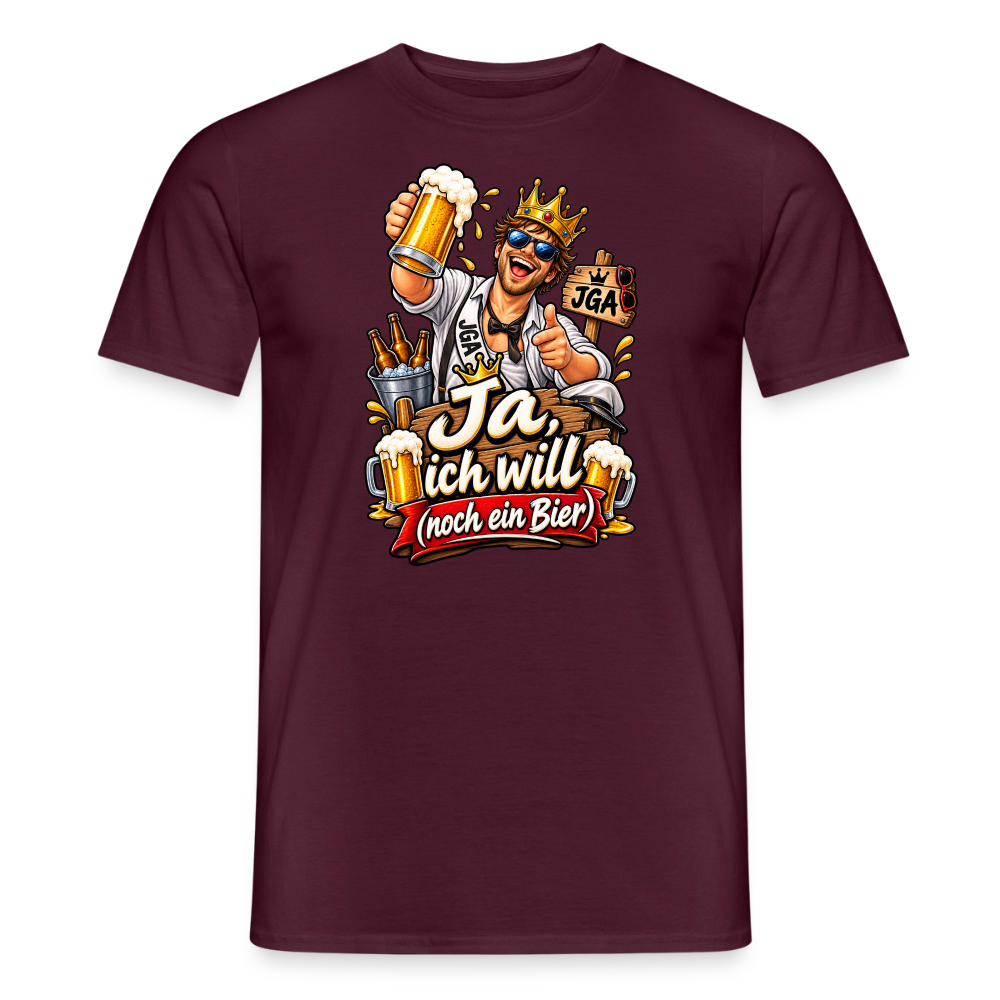 SSW2906JA ICH WILL NOCH EIN BIER - Ziegelrot
