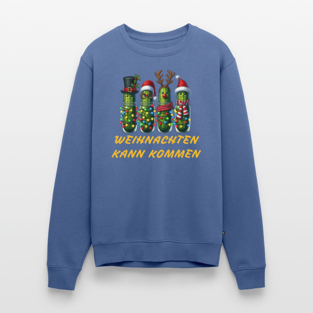 SSW2614WEIHNACHTEN KANN KOMMEN SWEATSHIRT - Taubenblau