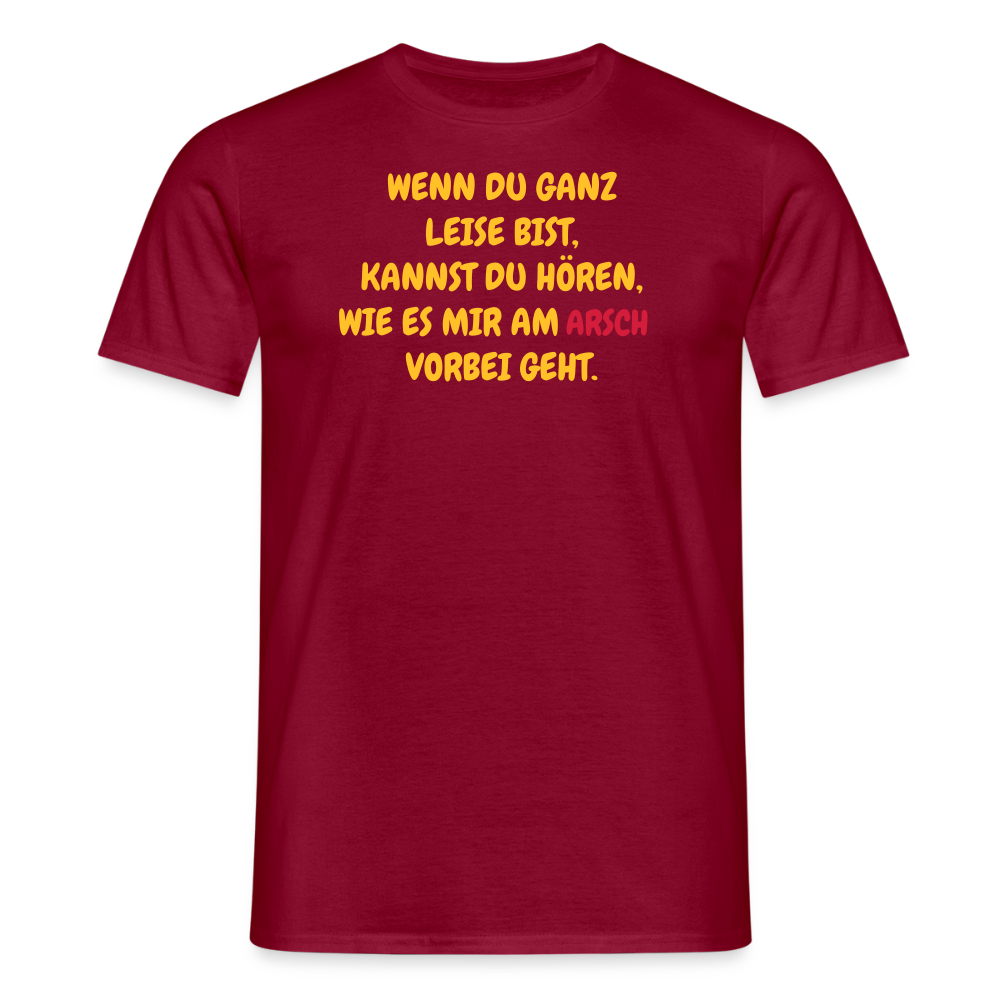 SSW2491WENN DU GANZ LEISE BIST, KANNST DU HÖREN, WIE ES MIR AM             VORBEI GEHT. - Ziegelrot