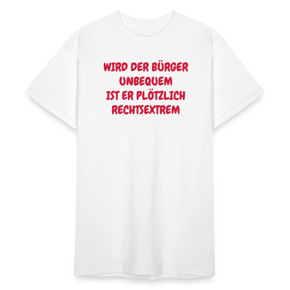 SSW2446Wird der Bürger unbequem, ist er plötzlich rechtextrem. - Weiß
