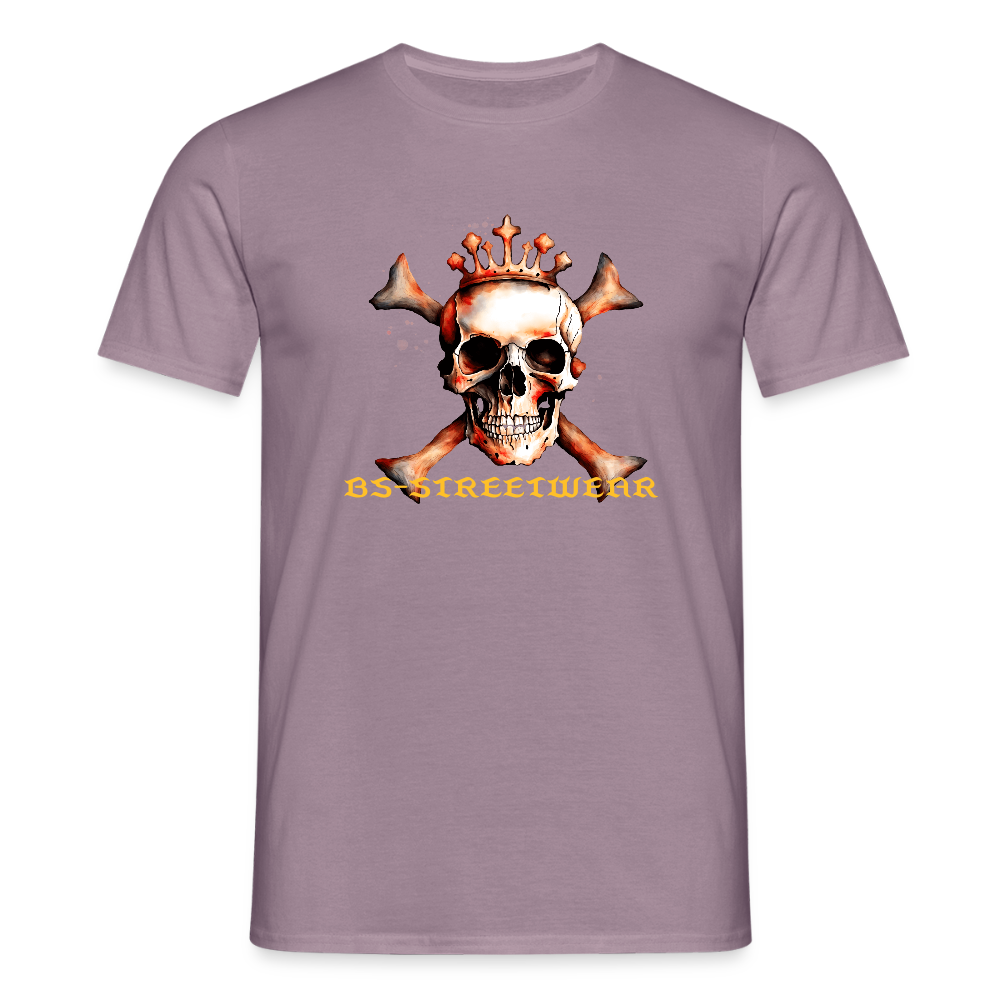 SSW2498Totenkopf BS Streetwear - Lilagrau 
