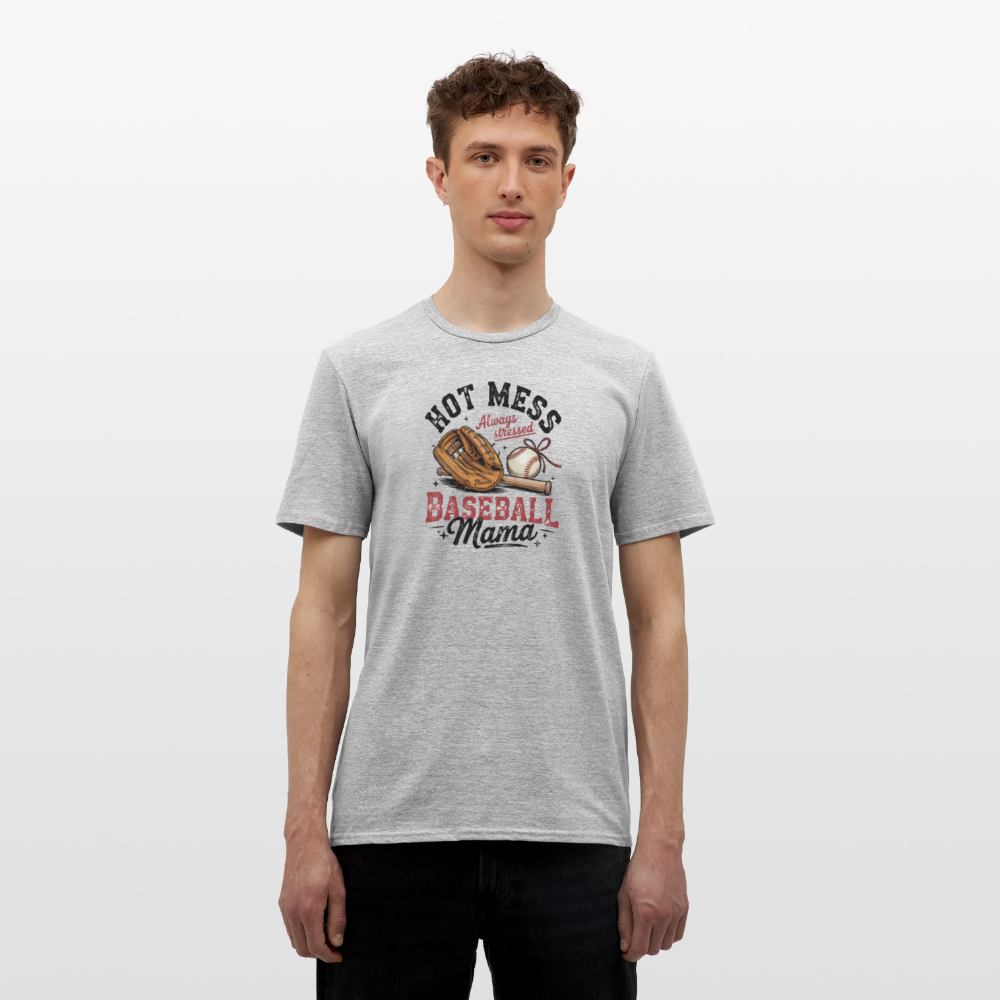 SSW2586 Baseball Mama - Grau meliert