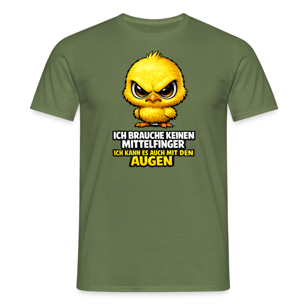 SSW2801 ICH BRAUCHE KEINEN MITTELFINGER ICH KANN ES AUCH MIT DEN AUGEN - Militärgrün
