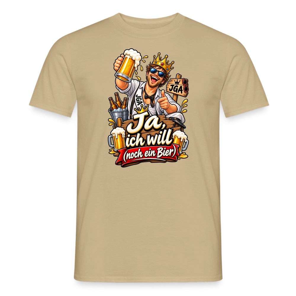 SSW2906JA ICH WILL NOCH EIN BIER - Sandbeige