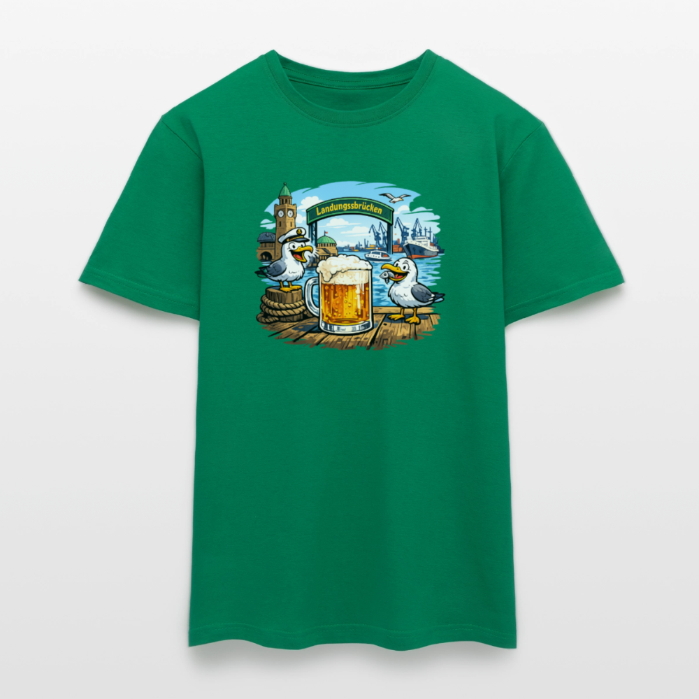 SSW2869Möwen Bier Landungsbrücken - Kelly Green