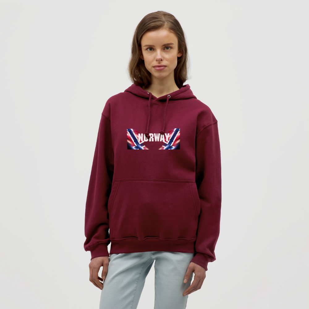 SSW2533 Kapuzenpulli Flag of Norway - Bordeaux