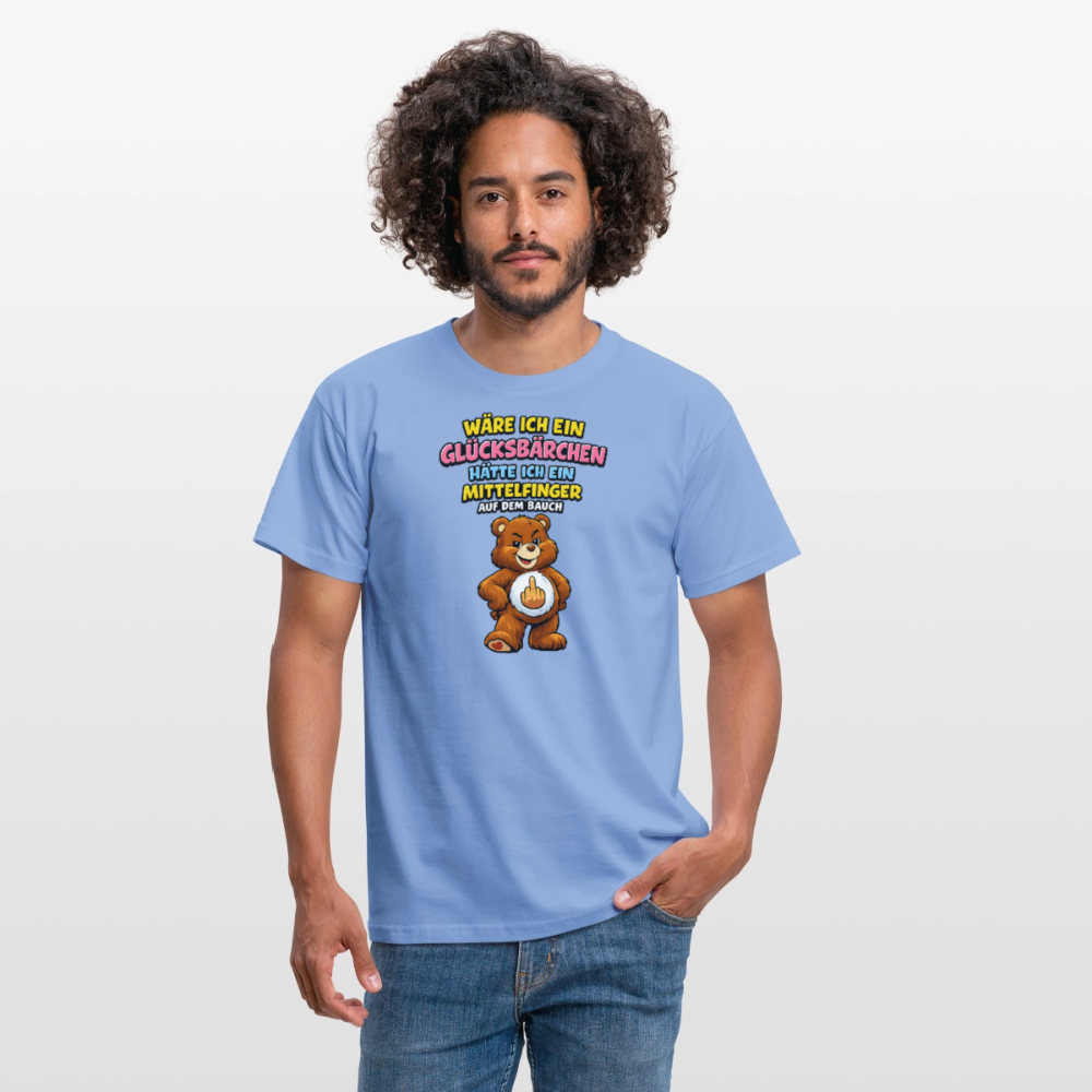 SSW2802 WÄRE ICH EIN GLÜCKSBÄRCHEN HÄTTE ICH EIN MITTELFINGER AUF DEM BAUCH - Carolina Blue