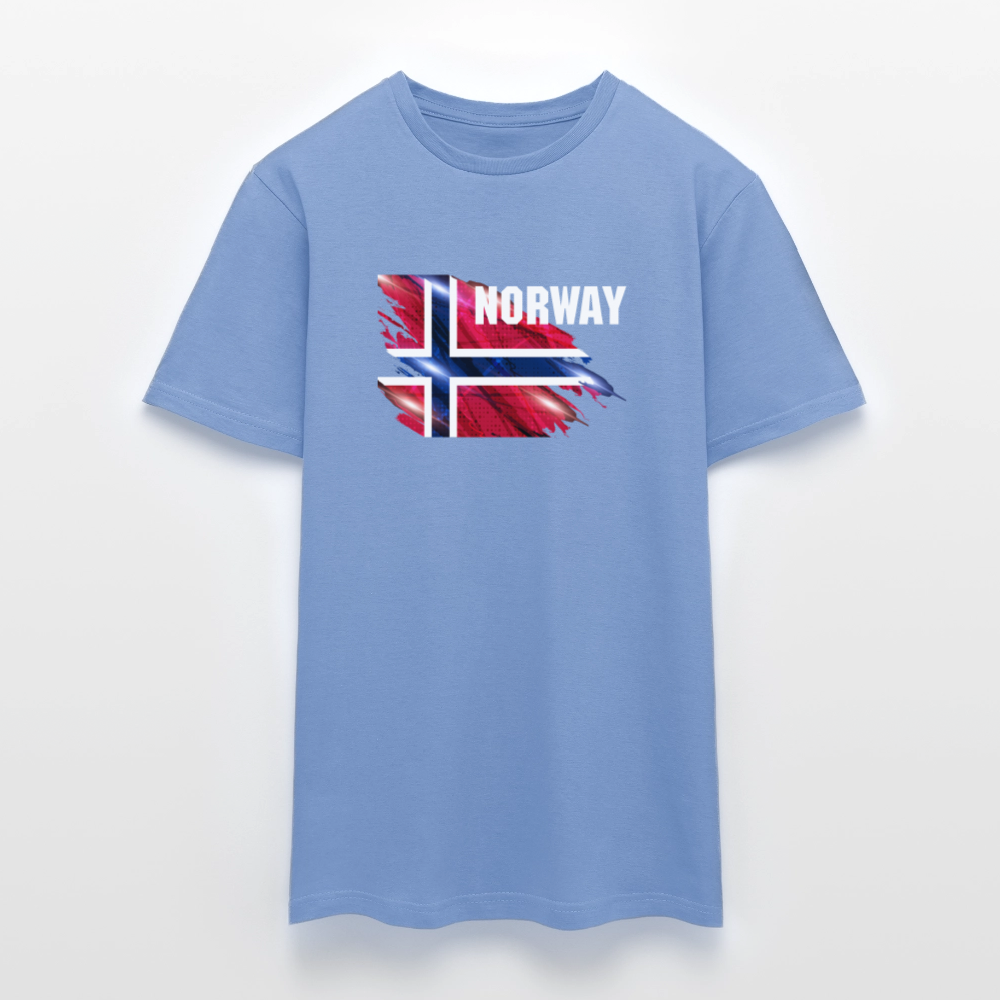 SSW2535 Flag of Norway - carolina blue