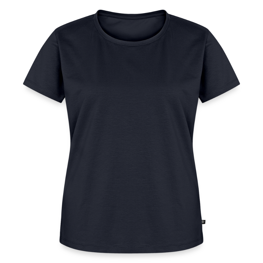 Tshirt Frauen Rückendruck Graffitischrift Förderverein Schule - Navy