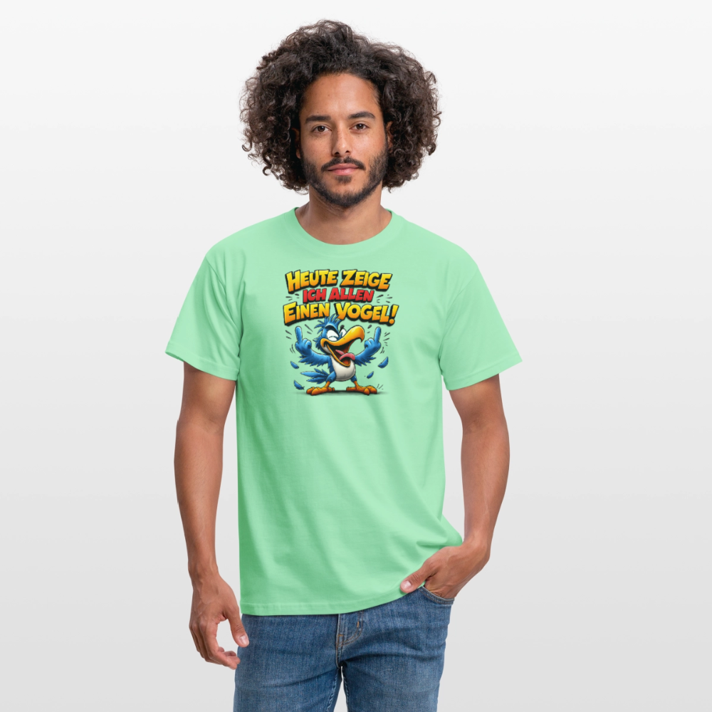 SSW2799 HEUTE ZEIGE ICH ALLEN EINEN VOGEL - Mintgrün