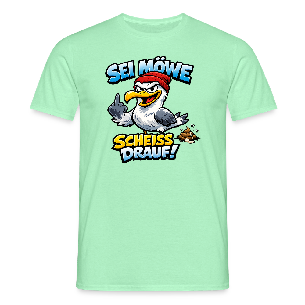 SSW2719SEI MÖWE SCHEISS DRAUF! - Mintgrün