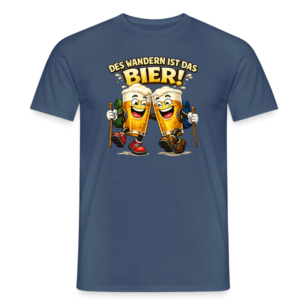 SSW2890 DES WANDERN IST DAS BIER - Dunkles Denimblau