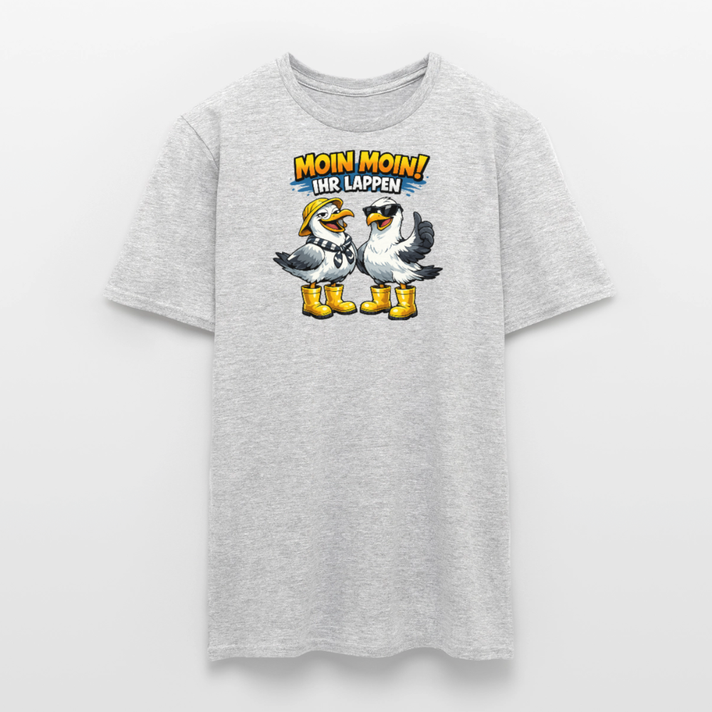 SSW2729 MOIN MOIN IHR LAPPEN - Grau meliert