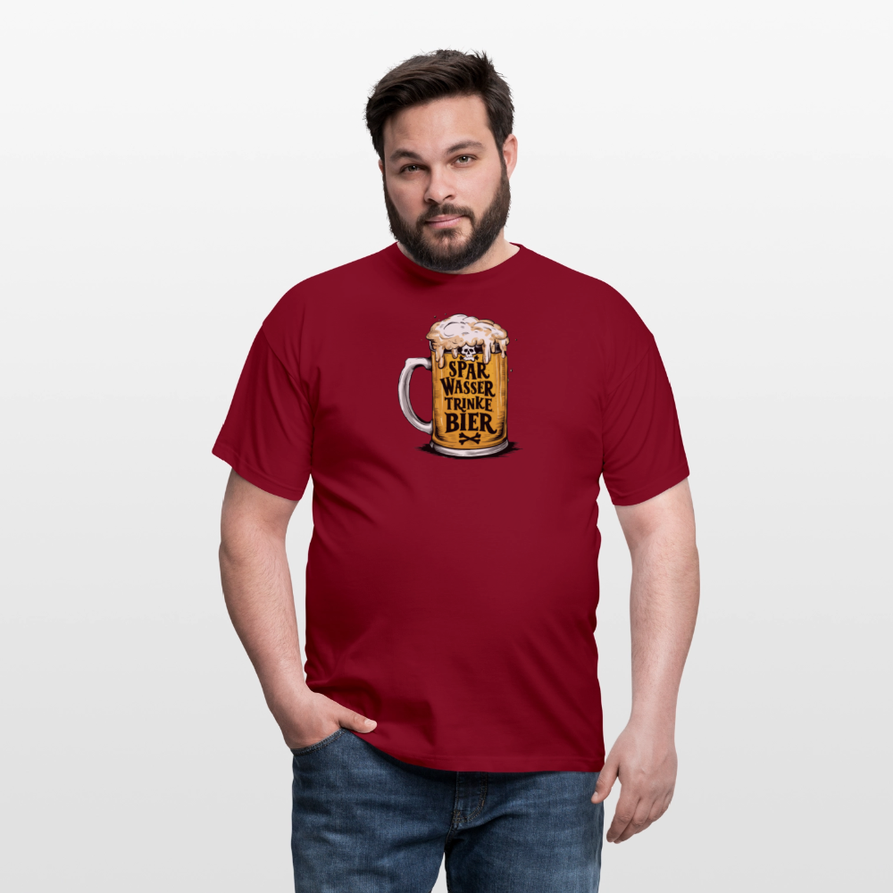 SSW2585 Spar Wasser Trinke Bier - Ziegelrot