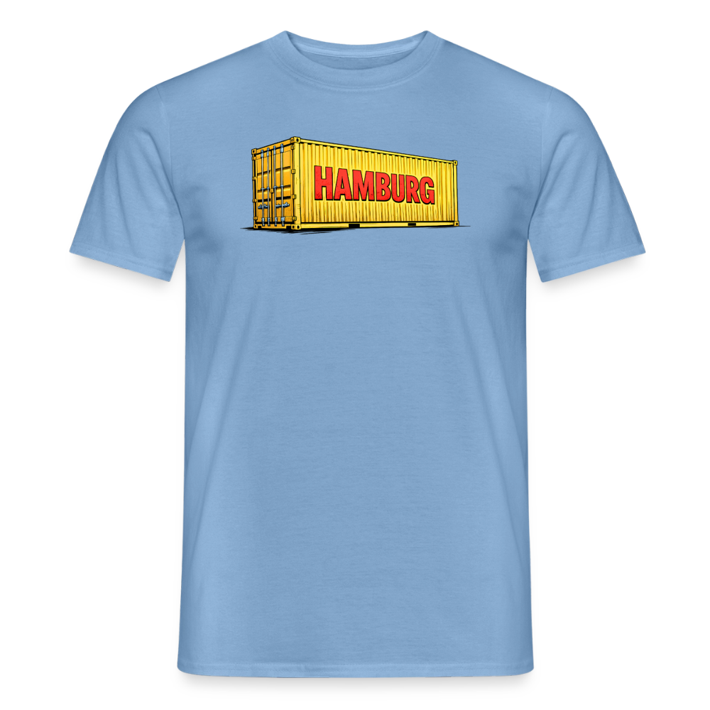 SSW2860Hafen Hamburg gelber Container - Carolina Blue