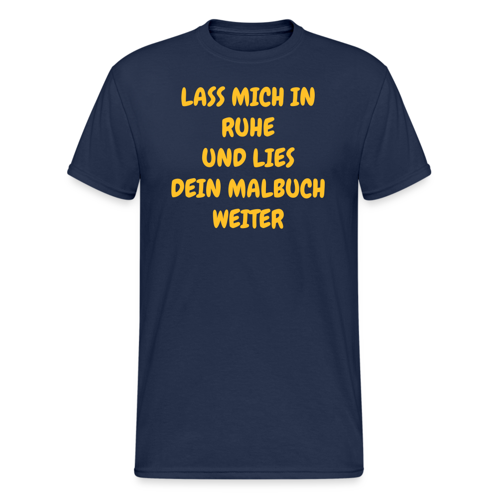 SSW2418LASS MICH IN RUHE UND LIES DEIN MALBUCH WEITER - Navy