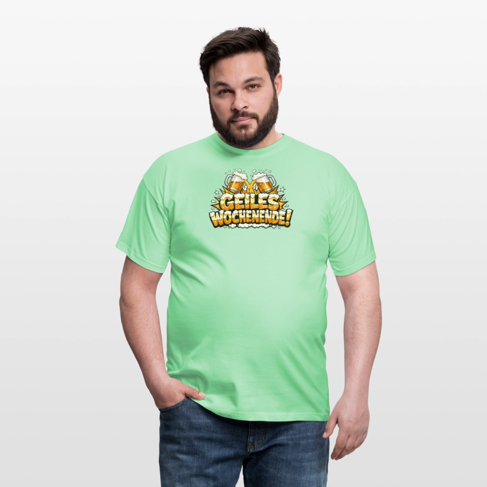 SSW2851 GEILES WOCHENENDE BIER - Mintgrün