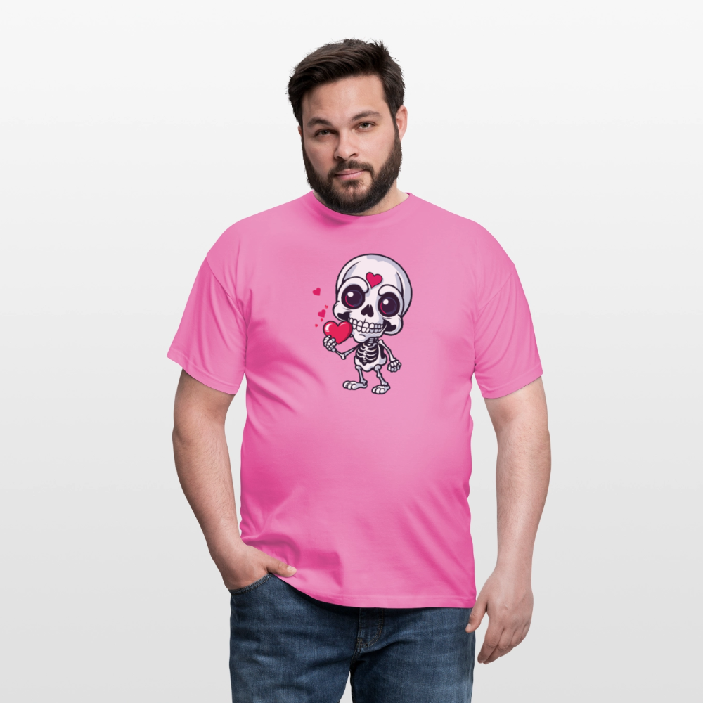 SSW2508Skelett mit Herz - Pink
