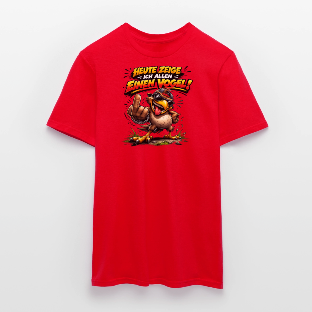 SSW2798 HEUTE ZEIGE ICH ALLEN EINEN VOGEL - Rot