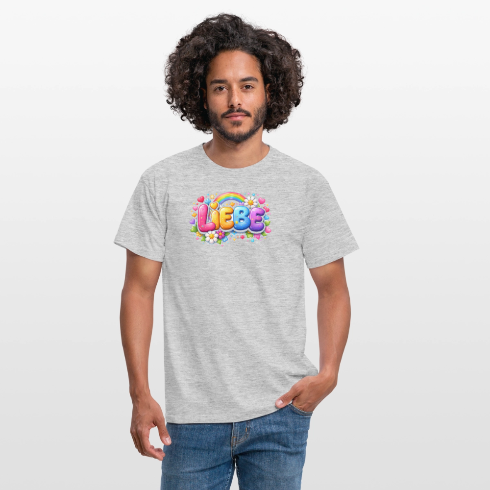 SSW2708Liebe Regenbogen - Grau meliert