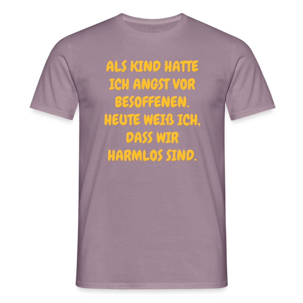 SSW2669ALS KIND HATTE ICH ANGST VOR BESOFFENEN. HEUTE WEIß ICH, DASS WIR HARMLOS SIND. - Lilagrau 