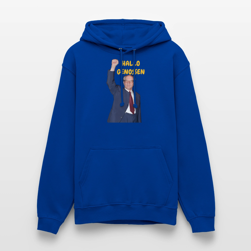 OSSI18Hoodie HALLO GENOSSEN - Royalblau