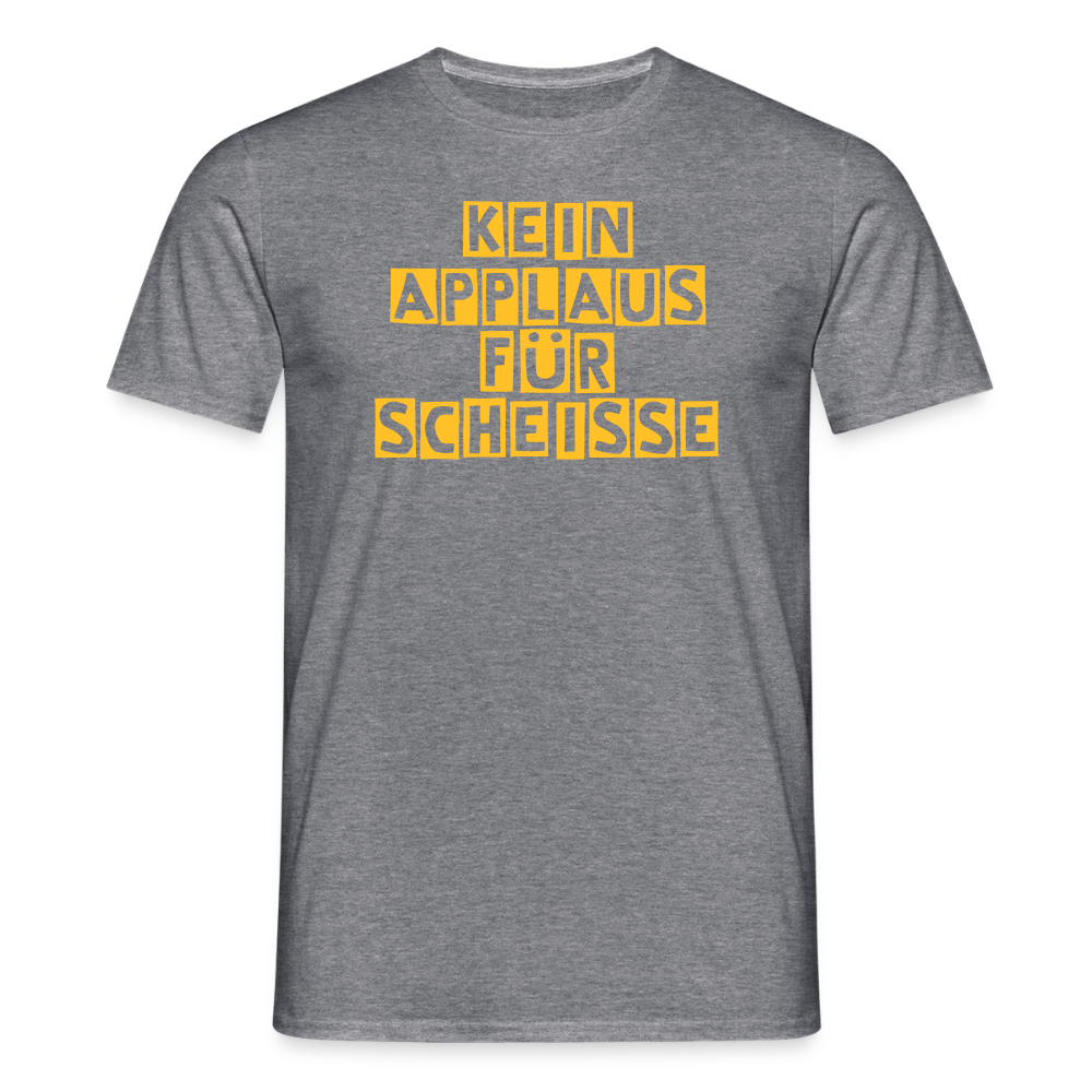 SSW2666KEIN APPLAUS FÜR SCHEISSE - Graphit meliert