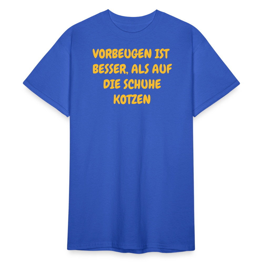 SSW2427VORBEUGEN IST  BESSER, ALS AUF DIE SCHUHE KOTZEN - Königsblau