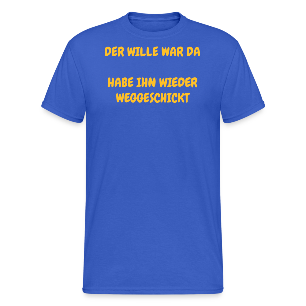 SSW2426DER WILLE WAR DA  HABE IHN WIEDER WEGGESCHICKT - Königsblau