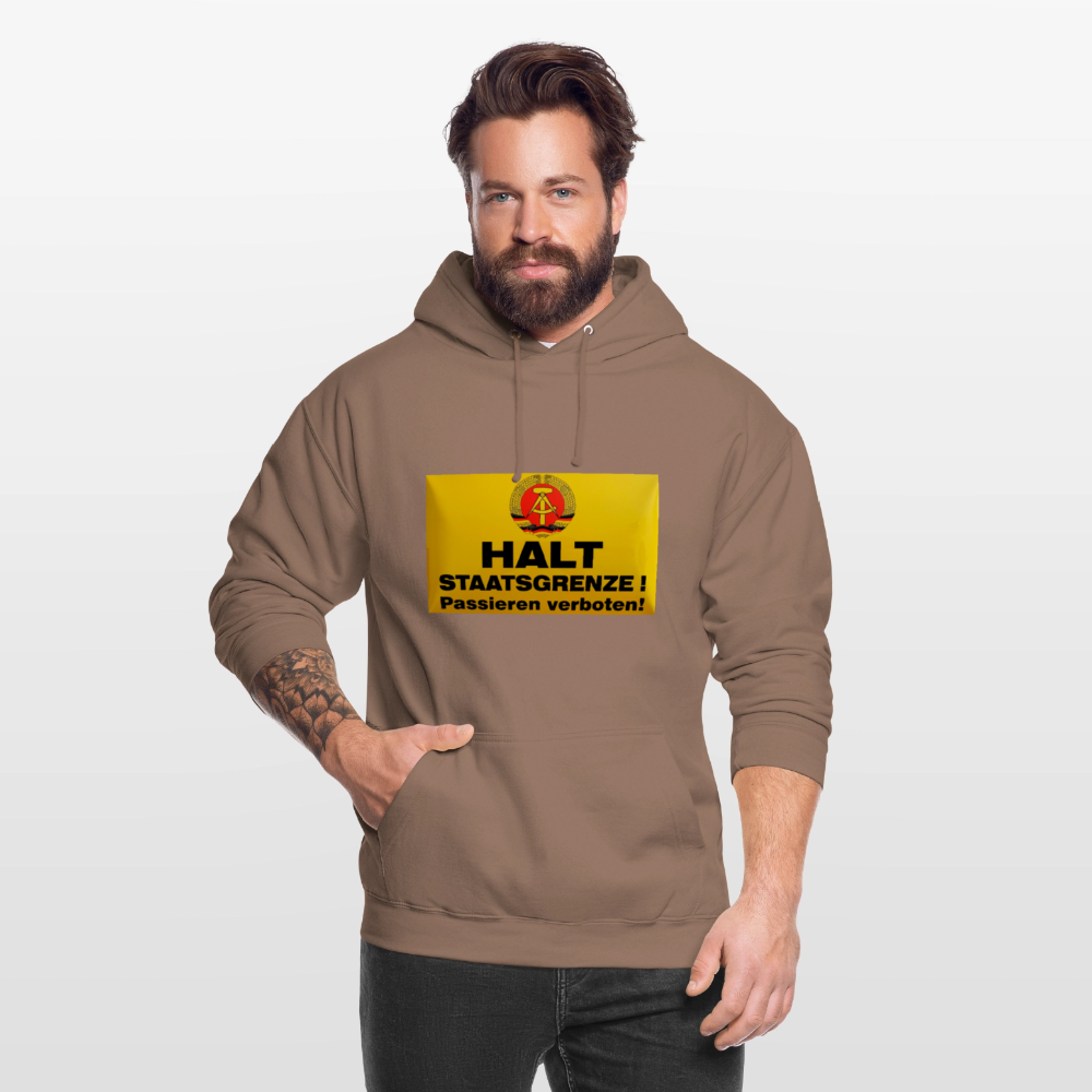 OSSI19 Hoodie HALT STAATSGRENZE - Mokka