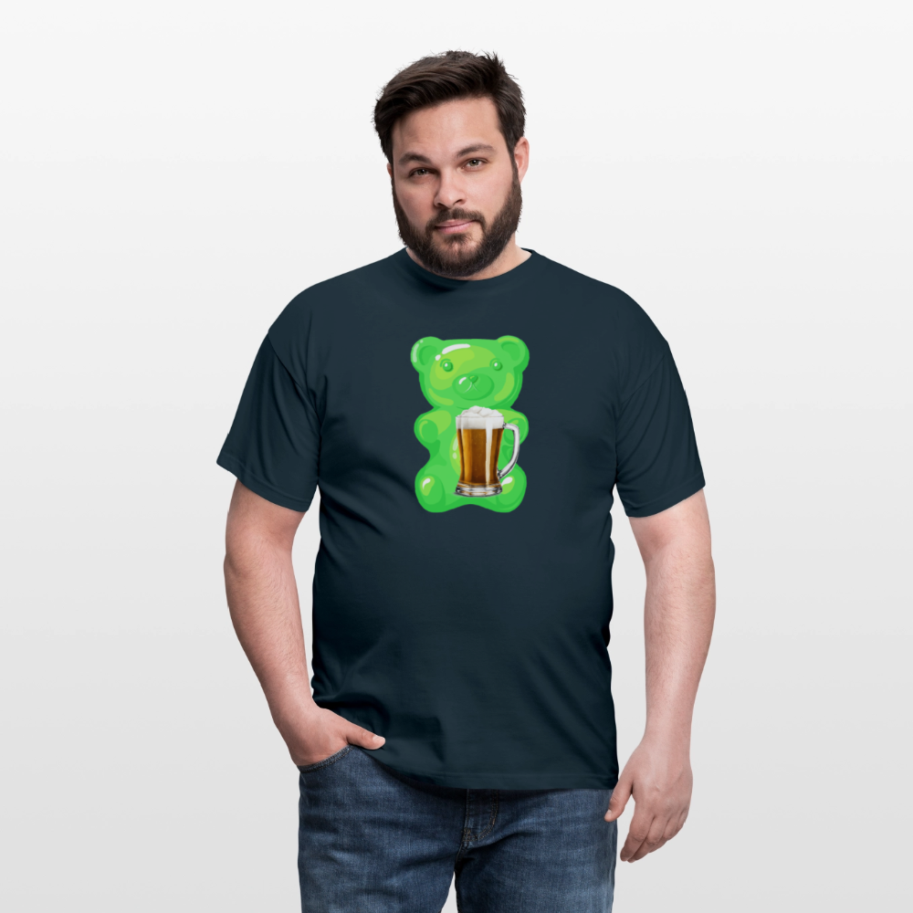 SSW2507Gummibär grün mit Bier - Navy