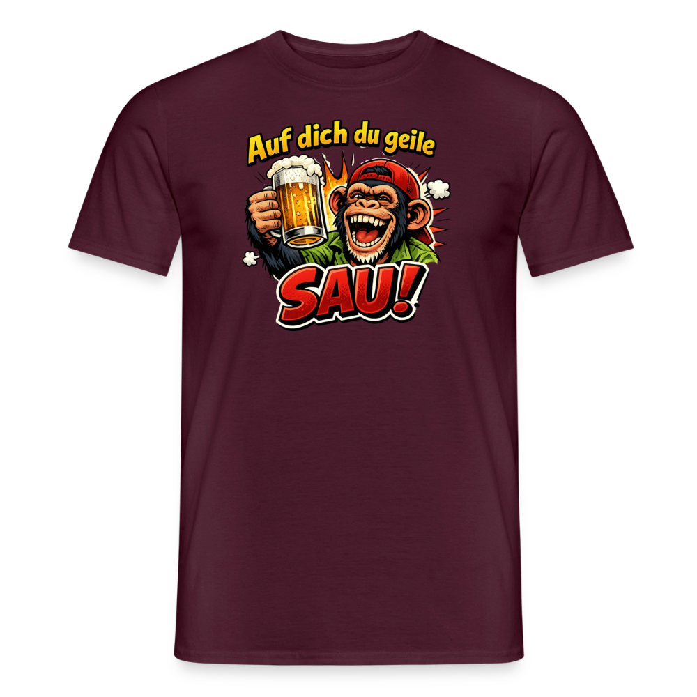 SSW2897Auf dich du geile SAU! - Ziegelrot