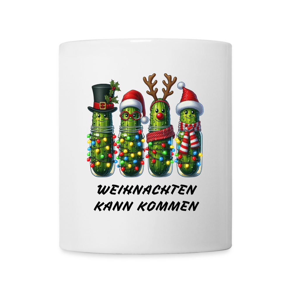 SSW2613WEIHNACHTEN KANN KOMMEN KAFFEE - Weiß