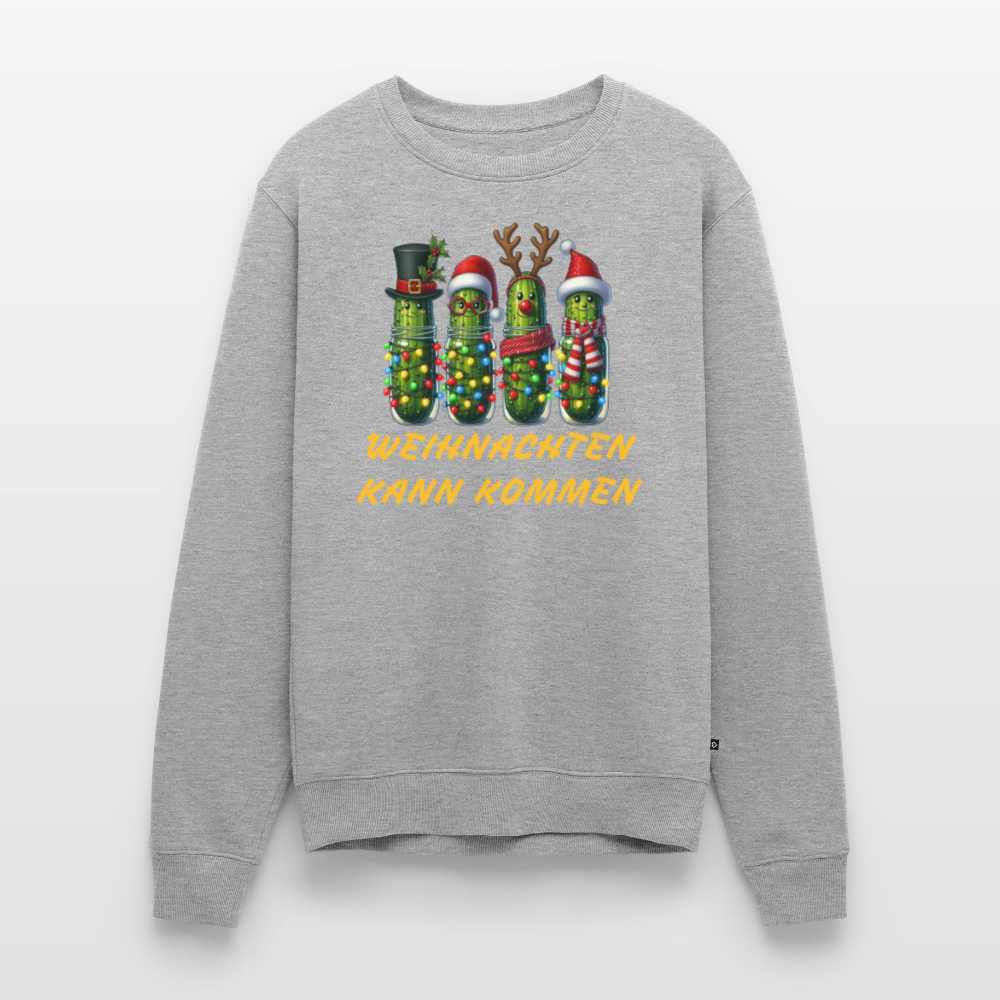 SSW2614WEIHNACHTEN KANN KOMMEN SWEATSHIRT - Grau meliert