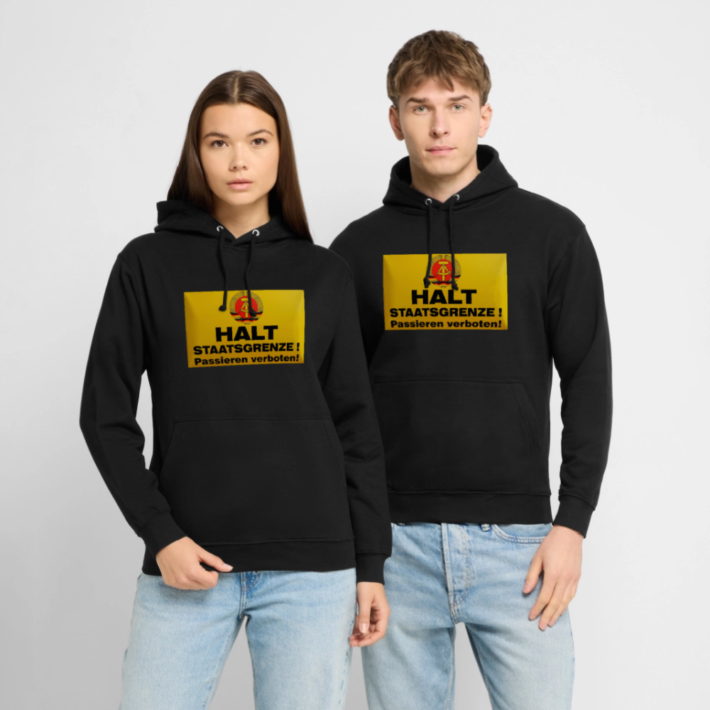 OSSI19 Hoodie HALT STAATSGRENZE - Schwarz