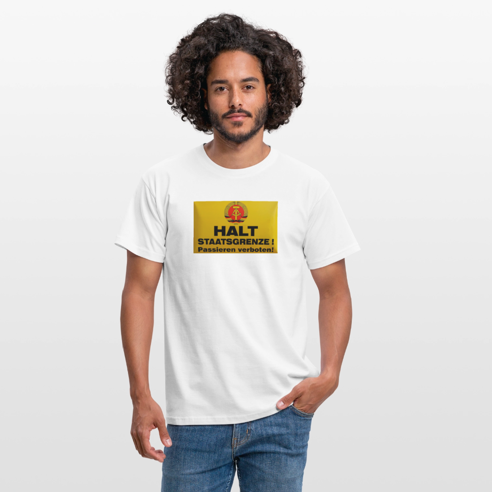 OSSI19 Tshirt HALT STAATSGRENZE - Weiß