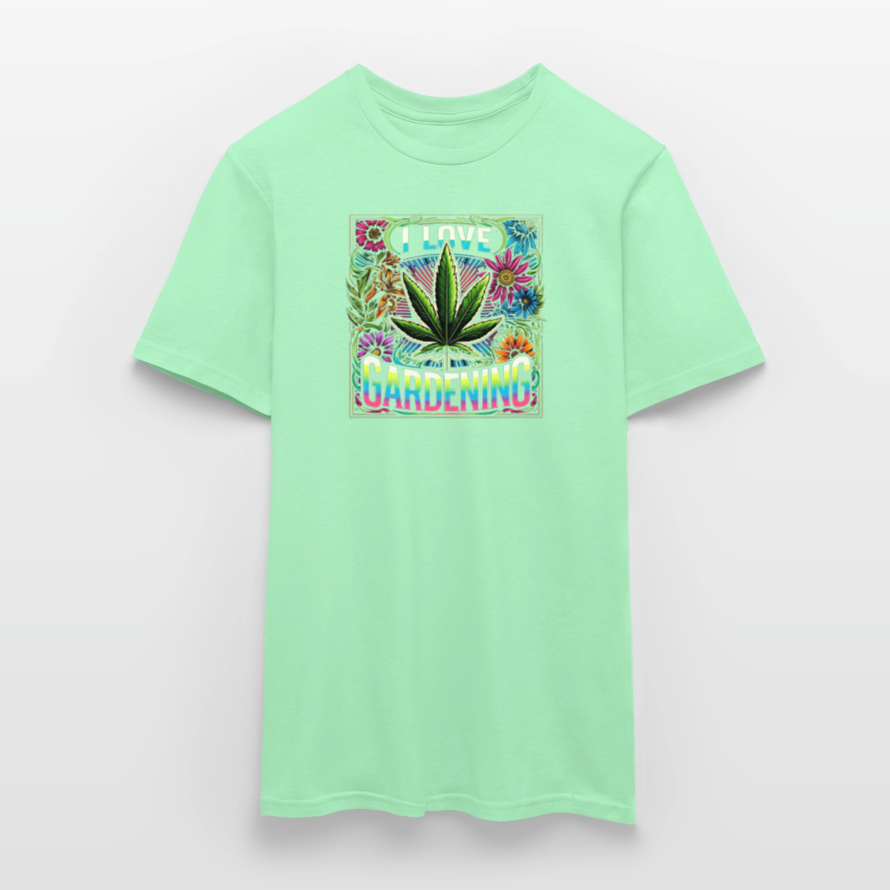 SSW2497Cannabisblume - Mintgrün