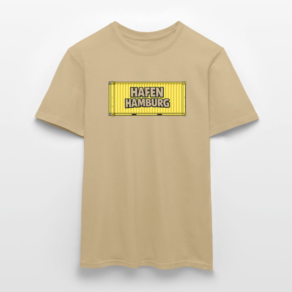 SSW2862Hafen Hamburg gelber Container 3 - Sandbeige