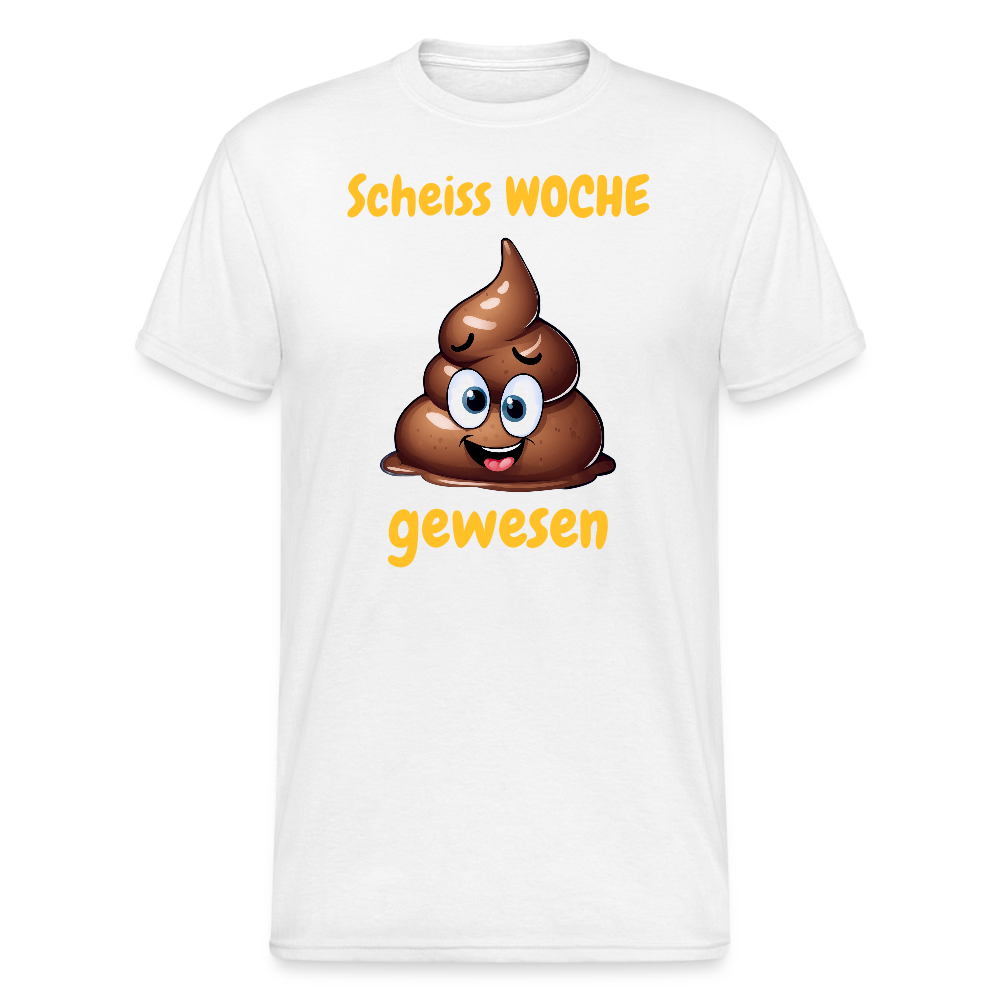 SSW2449Scheiss WOCHE gewesen - Weiß