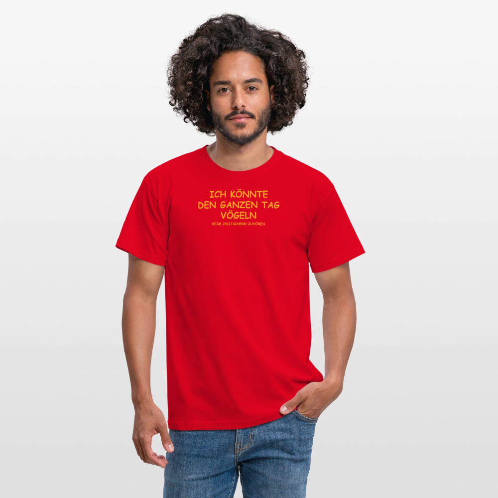 SSW2511ICH KÖNNTE DEN GANZEN TAG VÖGELN - Rot