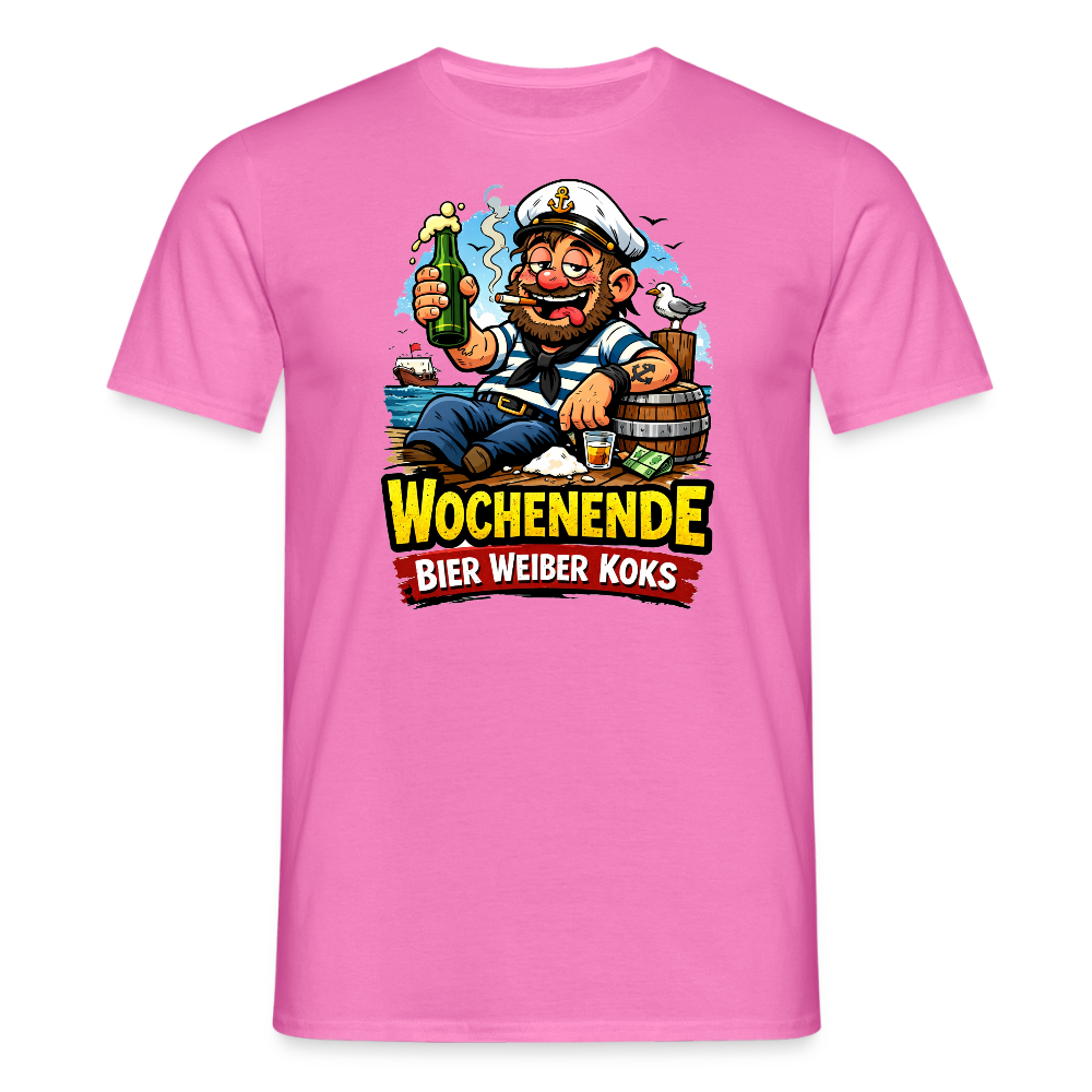 SSW2716Wochenende Bier Weiber Koks - Pink