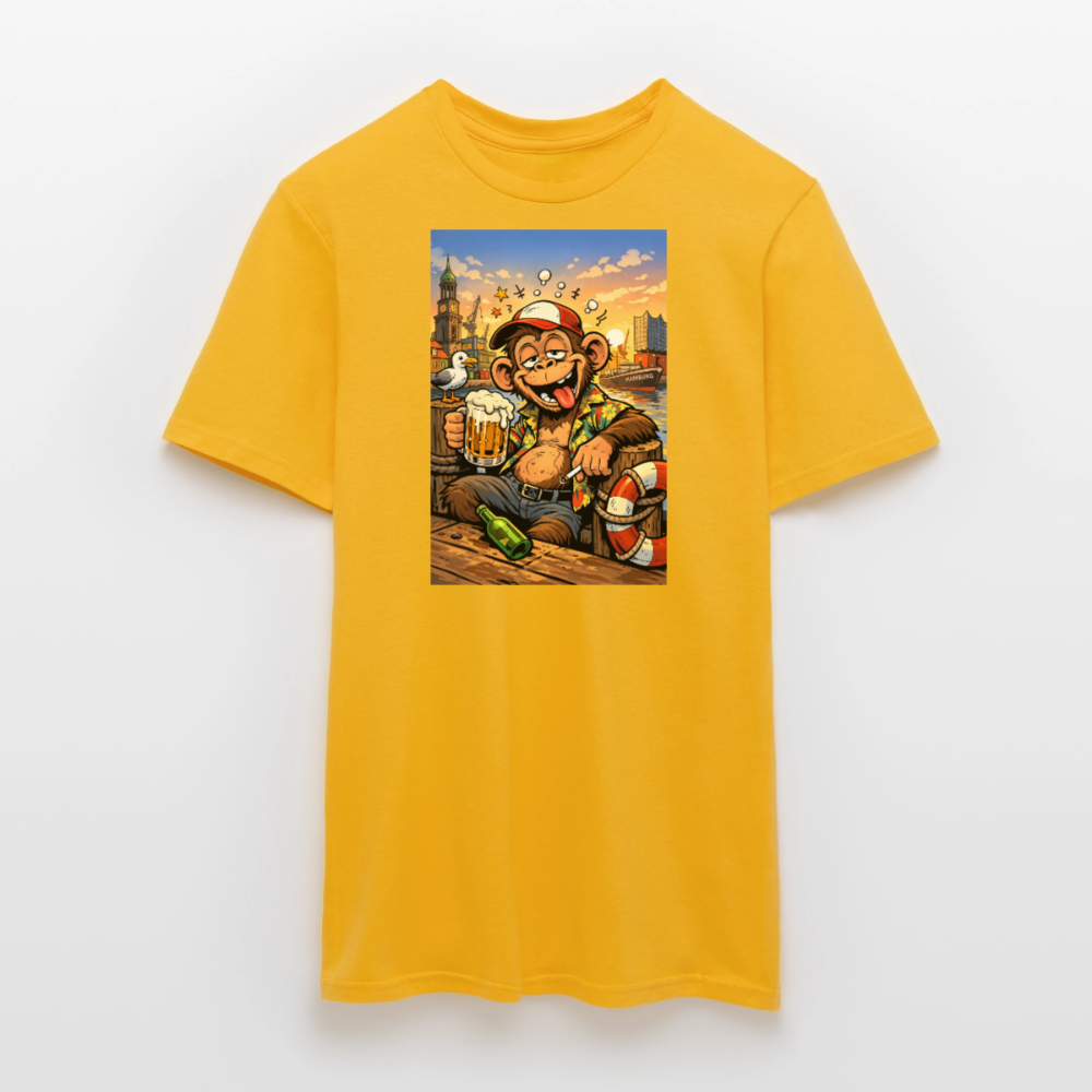 SSW2724 Affe Hamburg Bier - Gelb